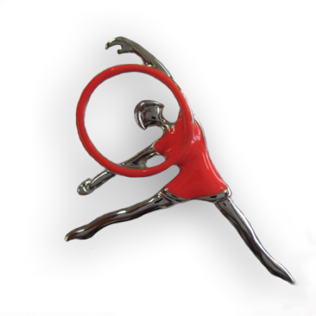 Гимнастка с обручем